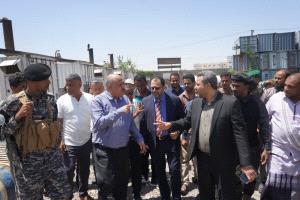 تقرير أسبوعي “ محافظ لحج “الحالمي” نشاط إداري وإنضباط مؤسسي في أول أسبوع عملي