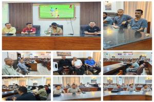 ‏مامور صيرة يشيد باحتضان عدن للدورة التدريبية للحكام ويؤكد تعاونه واهتمامه بنجاحها