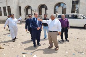 وزير الصحة يطلع على سير التجهيزات النهائية لمختبر جودة الأدوية والأعمال الإنشائية بالهيئة  العليا للادوية