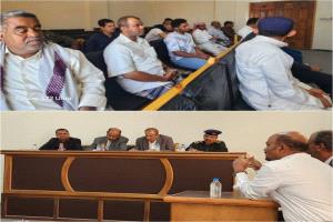 لقاء موسع بسيئون لتعزيز التنسيق بين القضاء والسلطة المحلية والأجهزة الأمنية