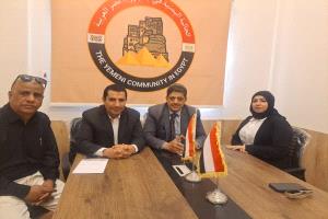 لجنة حل القضايا والنزاعات بالجالية اليمنية في القاهرة تستانف عملها.