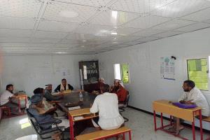 اجتماع استثنائي لإدارة مدرسة عثمان بن عفان (ثرة) مع مجلس الآباء والأهالي