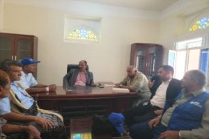 مدير عام نصاب يلتقي منسق المنظمة الدولية للهجرة ومدير مكتب الإحصاء بشبوة لإطلاق الجولة 41 من تقييم المنطقة الفرعية