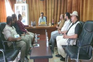 مدير عام مديرية القطن يلتقي فريق منظمة صناع النهضة