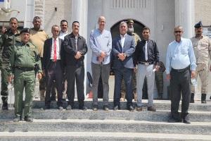 رئيس محكمة استئناف العاصمة عدن يتفقد سير العمل في المجمع القضائي بالمنصورة