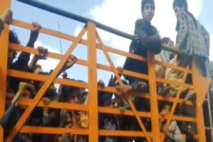 مراسل وكالة دولية ينشر فيديو لأطفال استغلتهم جماعة الحوثي في ذمار