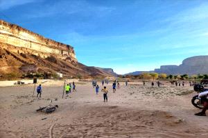 مباراة ودية بين فريق مدرسة المجد بلنف وفريق شباب المنطقة