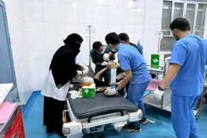 وفاة 7 أشخاص وإصابة آخرين بحريق منزل سكني في مأرب