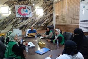 مدير عام مستشفى الصداقة بعدن يلتقي المدير الإقليمي لمنظمة الهيئة الطبية الدولية