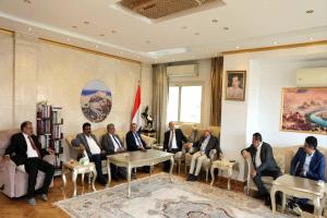 رئيس مجلس النواب يلتقي وزير الدولة لشؤون مجلسي النواب والشورى