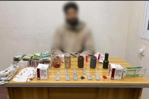 ضبط متهم بحيازة مخدرات ومتفجرات في خورمكسر