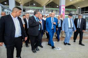 عضو مجلس القيادة محمود أحمد سالم الصبيحي يتفقد سير العمل في وزارة النقل وميناء المعلا ومطار عدن الدولي