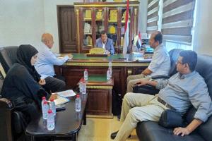 نيمر يلتقي فريق مشروع دعم سبل العيش المرنة لمناقشة تقييم الإنجازات بمحمية حوف