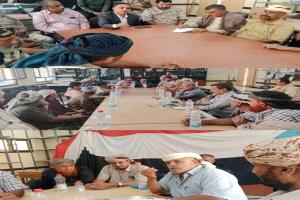 مدير عام ردفان يترأس اجتماعا أمنيا ومشائخيا لبحث تداعيات الأحداث الأخيرة