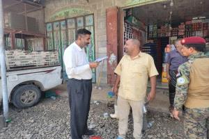 حملة أمنية وتجارية شاملة لضبط وتوحيد الأسعار في محافظة الضالع