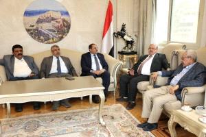 رئيس مجلس النواب يستقبل وزير الدولة لشؤون مجلسي النواب والشورى