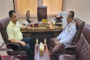 الوكيل السعيدي يطّلع على أوضاع مكتب الشؤون الاجتماعية والعمل بوادي حضرموت