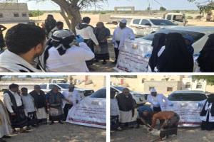 تدشين حملة التحصين البيطري للأغنام والماعز بمنطقة الجويري برضوم شبوة