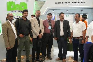 شركة صيرة للأسمنت تسجل حضوراً لافتاً في معرض عدن الثالث للإعمار والبناء