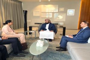 المحرمي يستقبل سفيرة بريطانيا لبحث التعاون المشترك ومستجدات العملية السياسية