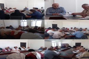 تنفيذي تبن يقر غرامات مغلظة لمكافحة إطلاق النار العشوائي ويشدد الرقابة على الأسواق