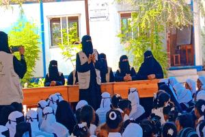 مؤسسة رؤيا المستقبل تنفذ فعالية توعوية بمجمع الفتح للبنات بقرية المسيمير بخنفر