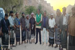 البرنامج السعودي لتنمية وإعمار اليمن ينفذ جولات ميدانية لدراسة حزمة مشاريع تنموية في مديريات شبوة