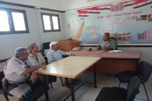 مدير تربية مودية يتفقد ثانوية البنات ويشيد بالانضباط ويبحث دعم المعلمات المتطوعات