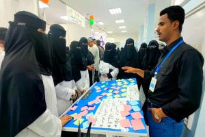 معهد الشحر العالي للعلوم الصحية يشارك في المعرض العلمي والثقافي الثاني بجامعة العلوم والتكنولوجيا بالمكلا