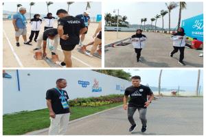 *لاعبوا ولاعبات القوى والمصارعة يكثفون تدريباتهم بسانيا استعداداً للدورة الاسيوية*