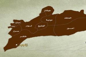 محافظ أبين يتفقد سير العمل في مشروع سد حسان الاستراتيجي