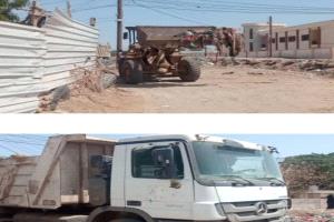 السلطة المحلية بخنفر تدشن حملة نظافة للعبر الشرقي وتصفية قناته في حافة قدر الله بجعار