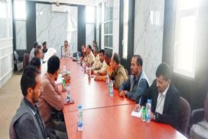 المكتب التنفيذي بعتق يقر مشاريع خدمية ويشيد بجهود القطاع الخاص