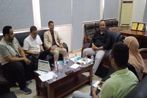 مكتب الصحة بعدن يناقش مع وزارة الصحة تعزيز الجودة ومكافحة العدوى