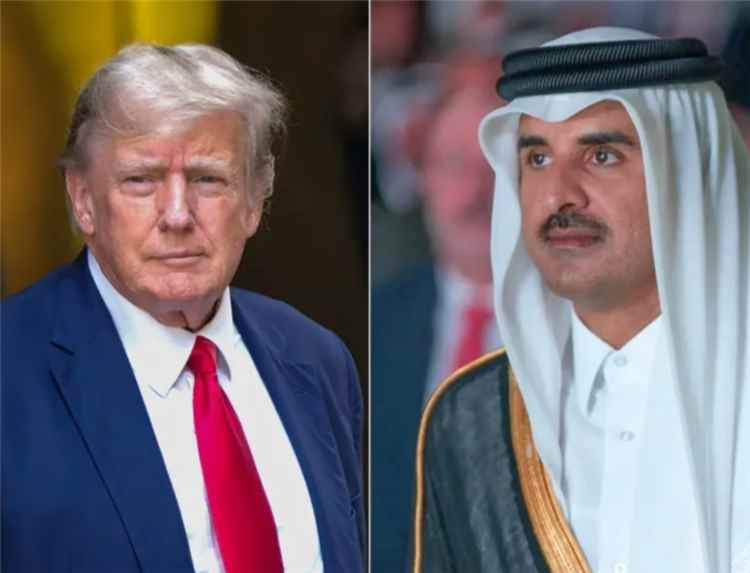 أمير قطر وترامب يبحثان خفض التوتر بين واشنطن وطهران