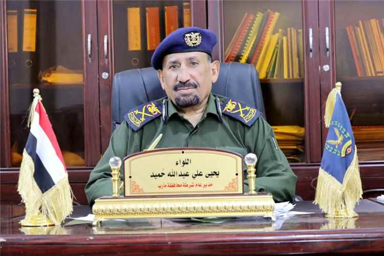 مدير عام شرطة مأرب: الأجهزة الأمنية في جاهزية  عالية لتنفيذ توجيهات القيادة وتعزيز الاستقرار