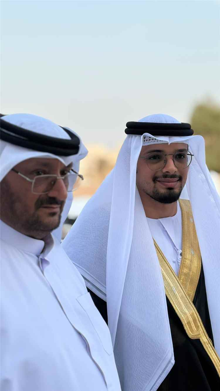 تهنئة بمناسبة زفاف الشاب أحمد أنيس يسلم السعيدي في مدينة العين بالإمارات