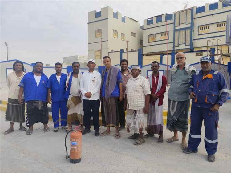تنفيذ نزولات ميدانية لتعزيز إجراءات السلامة في محطات الشركة بساحل حضرموت