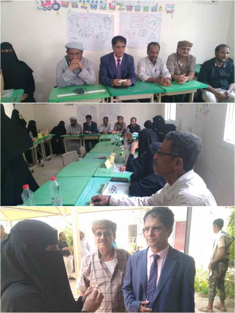 مدير عام تربية أبين يزور روضة جعار ويطلع على سير أعمال الورشة التدريبية لمعلمات رياض الأطفال