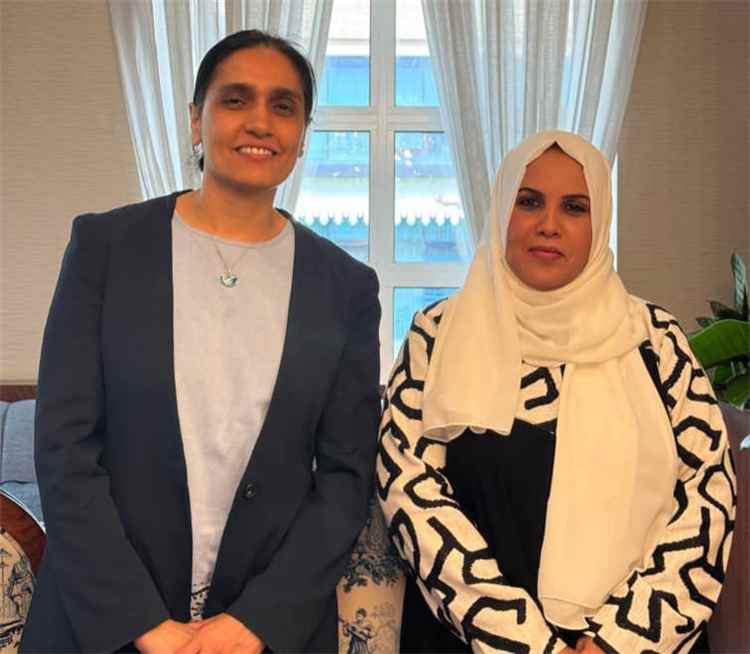 جعسوس تبحث مع السفيرة البريطانية تعزيز التعاون لدعم وتمكين المرأة اليمنية