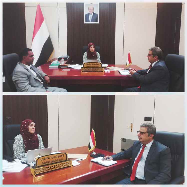 وزيرة الشؤون القانونية ورئيس هيئة المواصفات يبحثان تعزيز الأطر التشريعية لحماية المستهلك وضمان جودة السلع