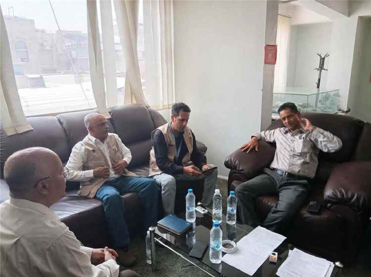 اجتماع بمديرية المظفر لمناقشة مشاريع طرق جديدة بتمويل من البنك الدولي