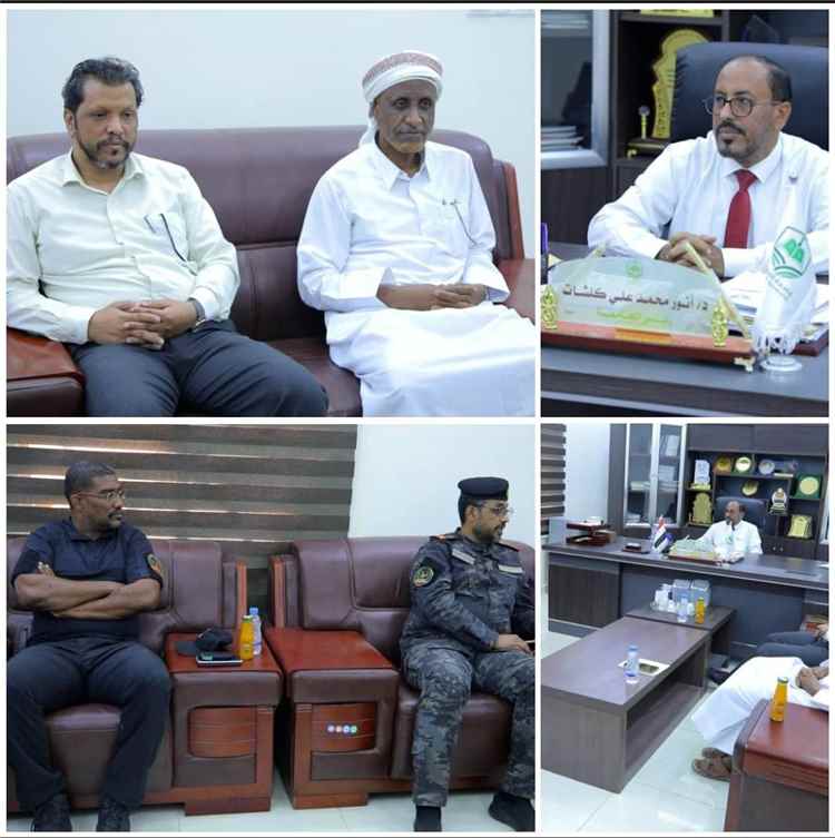 جامعة المهرة تستقبل مدير مكافحة المخدرات بوزارة الداخلية لبحث تعزيز التعاون والتوعية بمخاطر المخدرات
