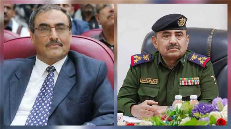 مدير عام شرطة شبوة يعزي الأمين العام للمجلس المحلي في وفاة نجله