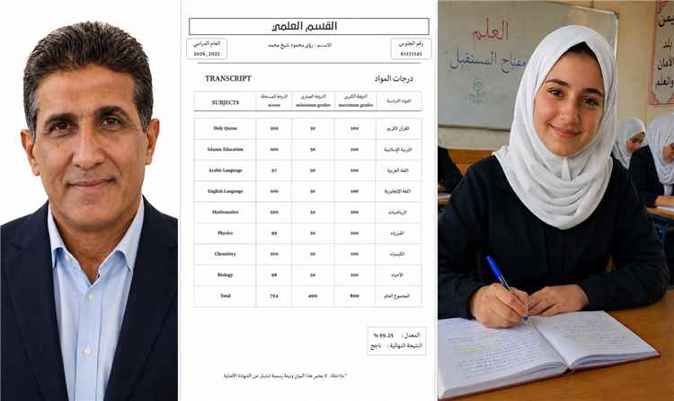 مستشار وزير التربية يوضح سبب عدم إدراج الطالبة السورية رؤى ضمن أوائل الجمهورية
