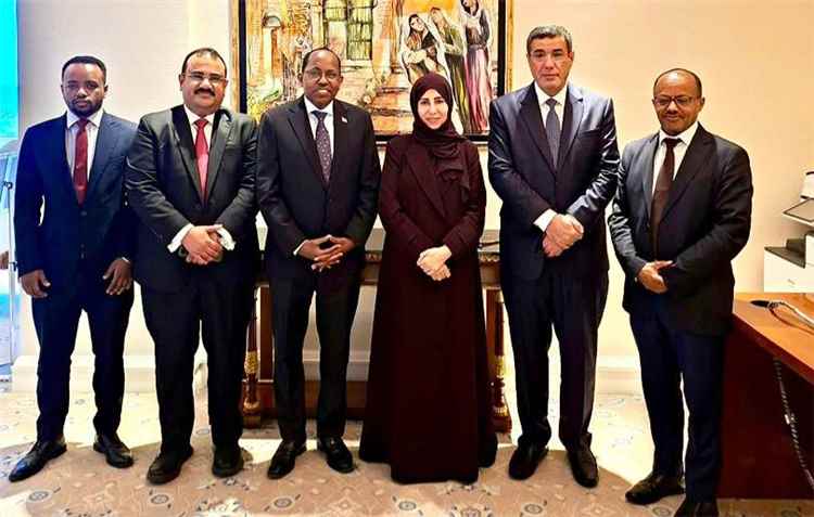 وزيرة الخارجية تلتقي السفير الإثيوبي غير المقيم لدى اليمن