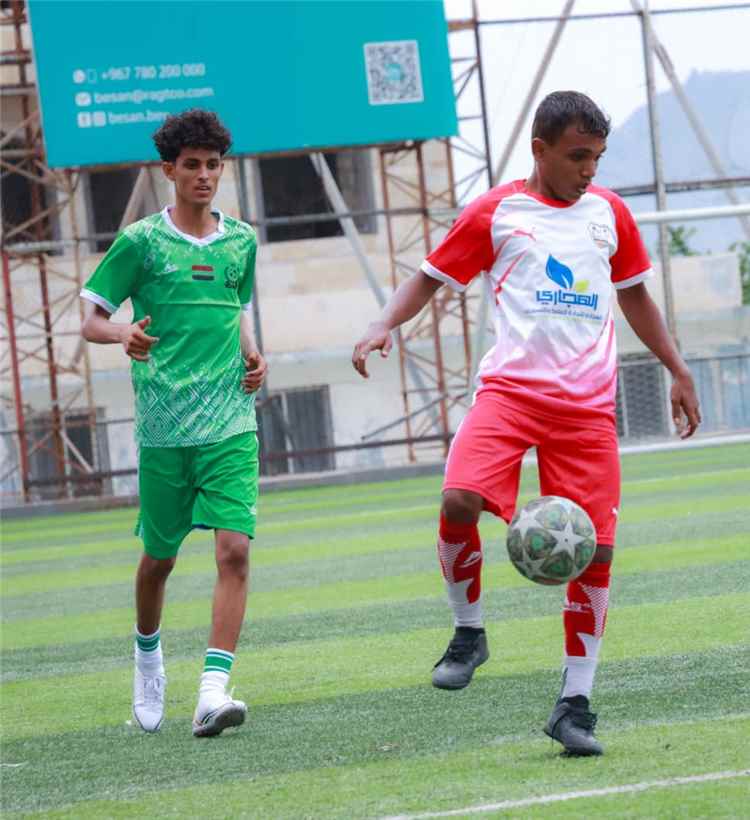 الوفاق يبلغ الدور الثاني بعد فوزه على الأمل في دوري شباب تعز