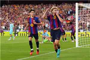 برشلونة يواصل انطلاقته القوية في الدوري الاسباني بفوز سهل على أتلتيك بلباو