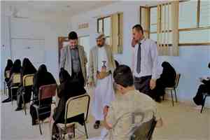 وكيل محافظة مأرب يدشن اختبارات المفاضلة في المعهد العالي للعلوم الصحية لقبول دفعة جديدة