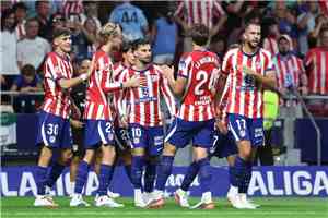 أتلتيكو مدريد يفوز بثنائية على ملقا في الدوري الإسباني